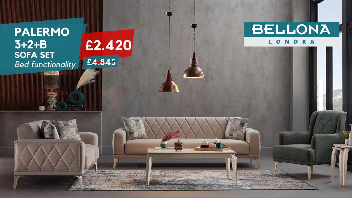 PALERMO SOFA BED SET