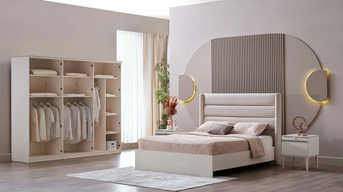 Nadia Bedroom Set - 5 Doors (💐Spring Fest)