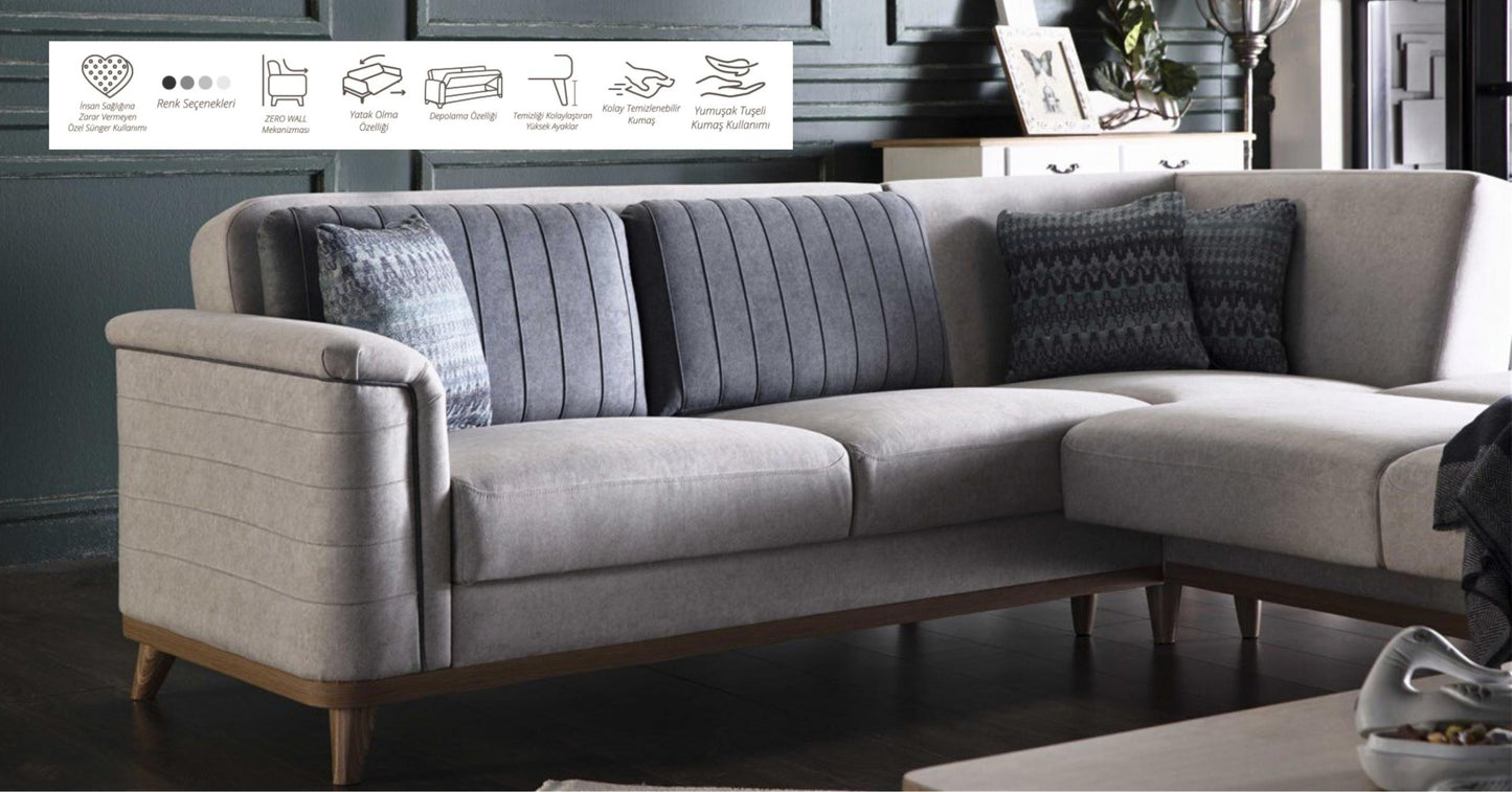 MAVENNA CORNER SOFA BED