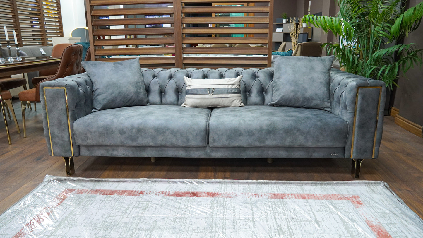 Montego Sofa Set 3 + 3 (Stonecoal)