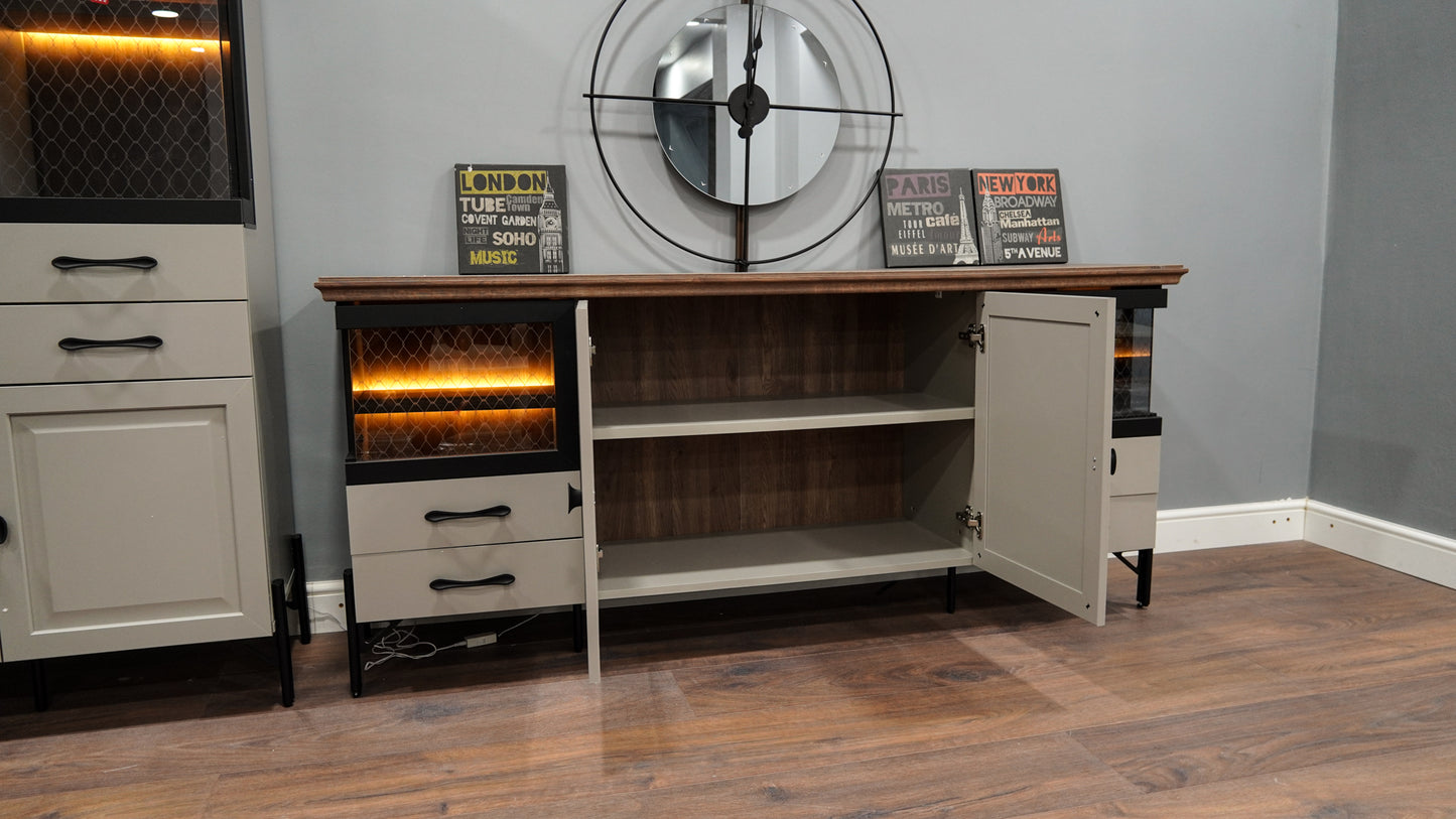 Palvin Buffet and Display Cabinet
