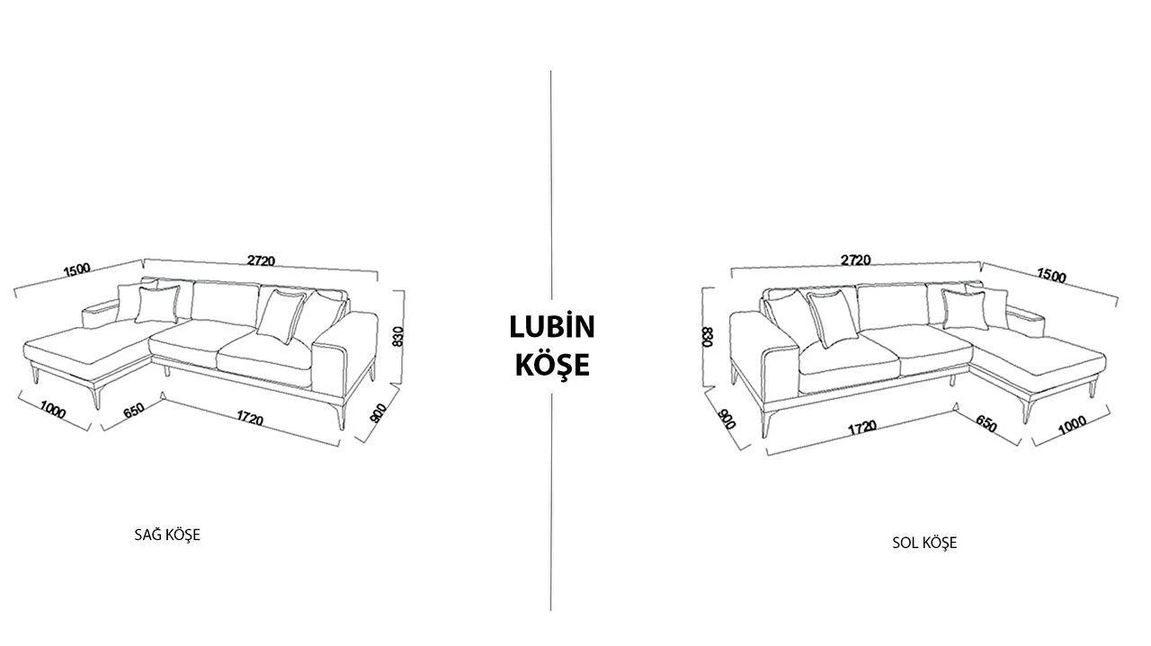 Lubin Corner Sofa (Relax Corner Sofa) (💐Spring Fest)