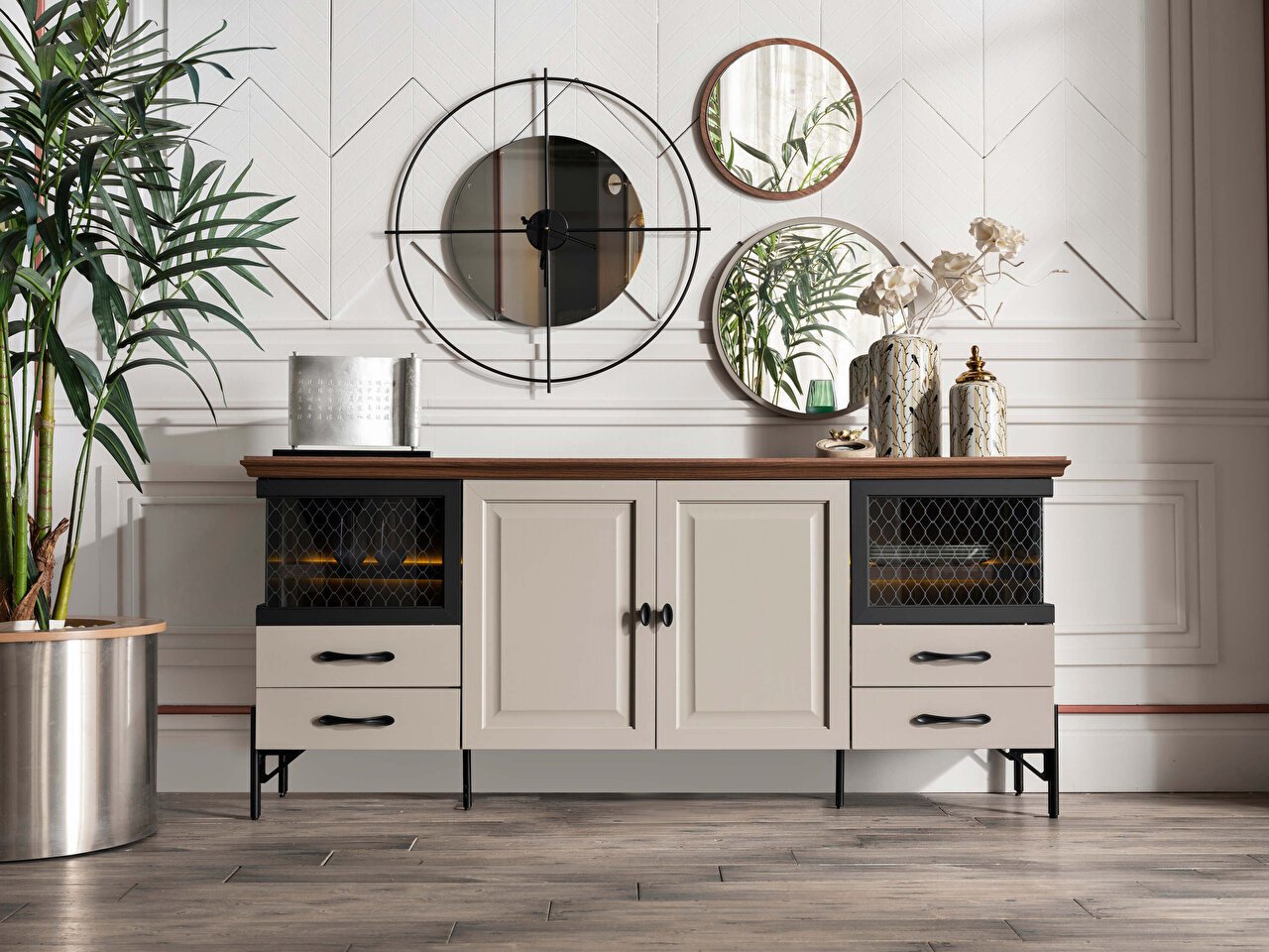 Palvin Buffet and Display Cabinet
