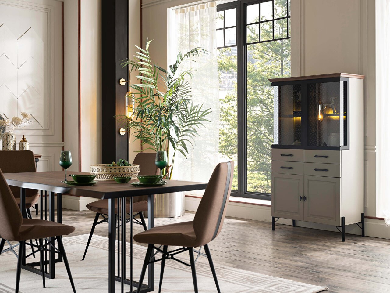 Palvin Buffet and Display Cabinet