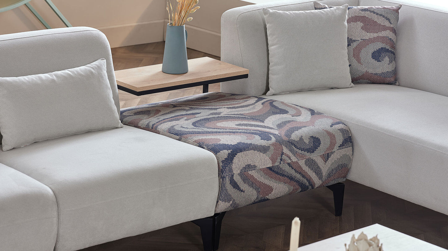 Orleon Corner Sofa Bed (158x367cm) (💐Spring Fest)