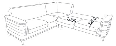 MAVENNA CORNER SOFA BED