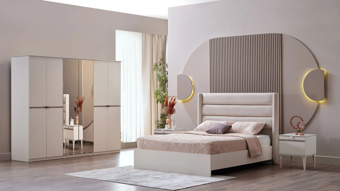 Nadia Bedroom Set - 5 Doors (💐Spring Fest)