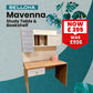 Mavenna Study Table & Bookshelf