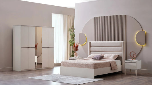 Nadia Bedroom Set - 5 Doors (💐Spring Fest)