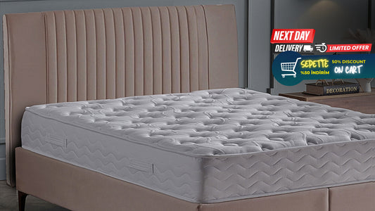 Petra Plus S Headboard and Base (Mink Ottoman Bed)