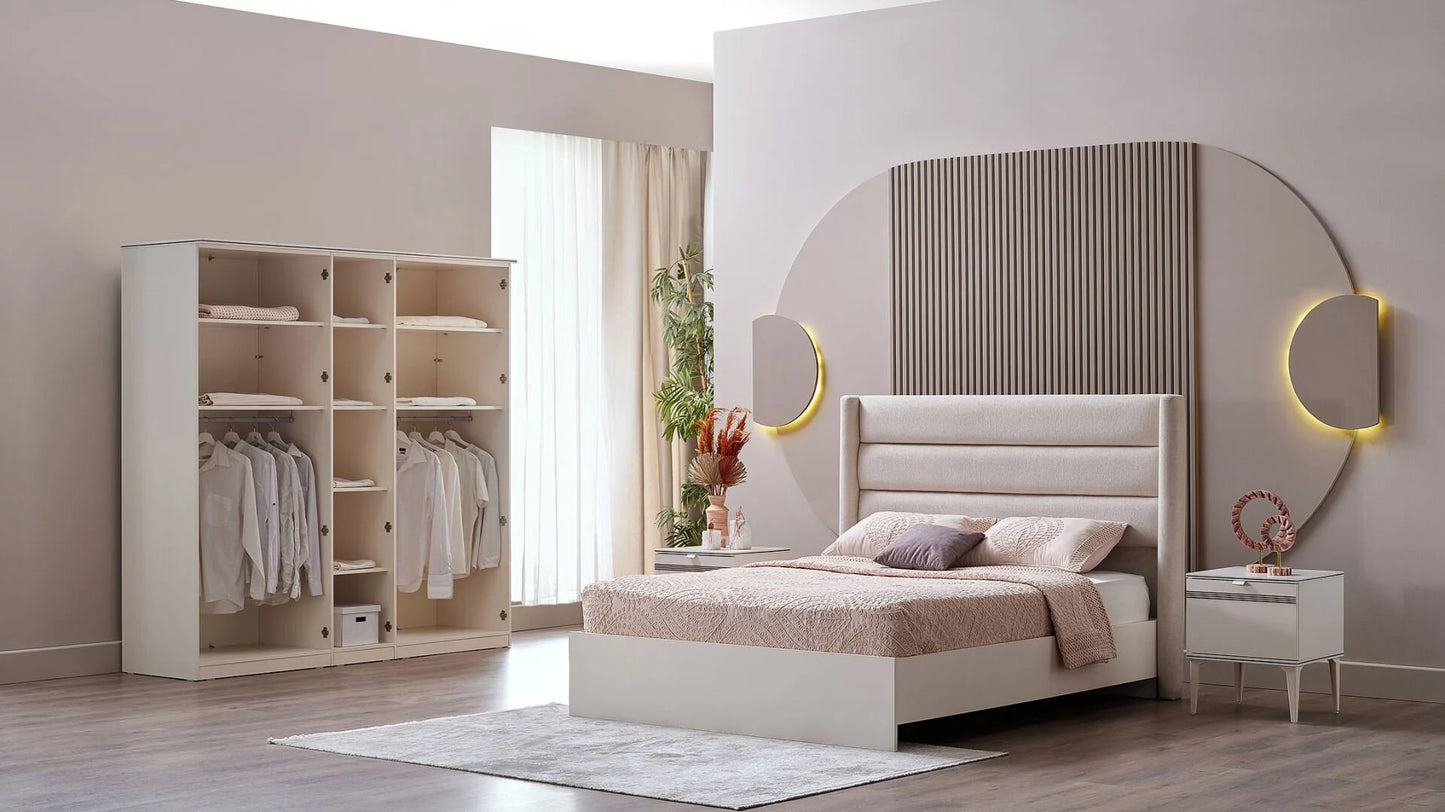 Nadia Bedroom Set - 5 Doors (💐Spring Fest)