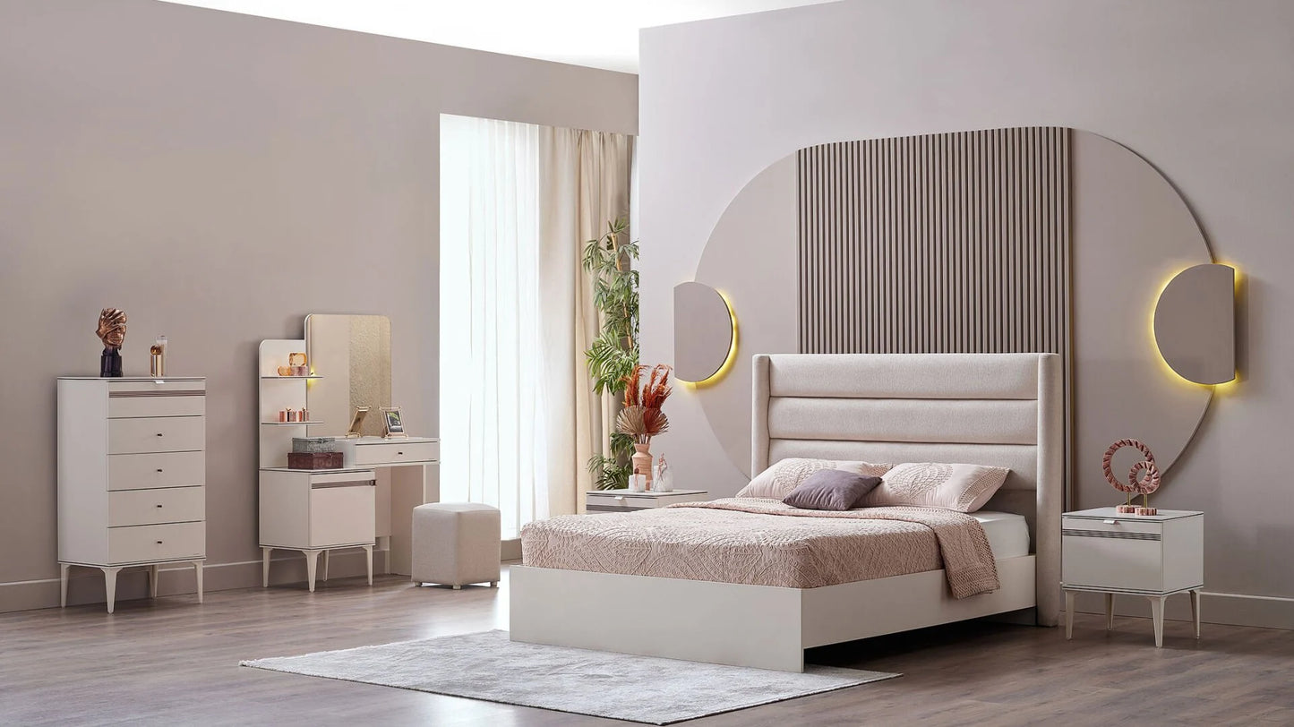 Nadia Bedroom Set - 5 Doors (💐Spring Fest)