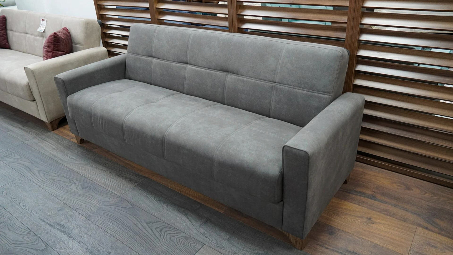 Neo 3 Seater Sofa Bed - Grey (Gri)