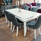 Gravita Extendable Dining Table + 6 Chairs