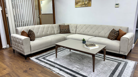 Merisa Corner Sofa Bed (Chesterfield)