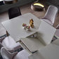 LARISSA EXTENDABLE DINING TABLE + 6 CHAIRS