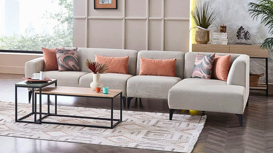 Orleon Corner Sofa Bed (158x367cm) (💐Spring Fest)