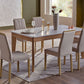 Pandora Extendable Dining Table + 6 Chairs